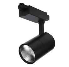 Spot LED negru pe șină pentru interior