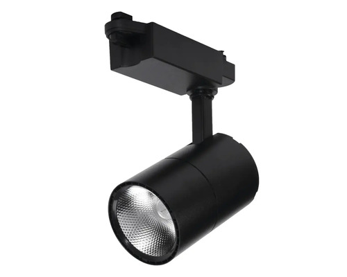 Spot LED negru pe șină pentru interior