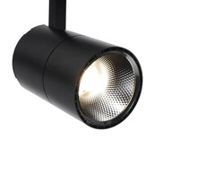 Spot LED negru pentru montare pe șină
