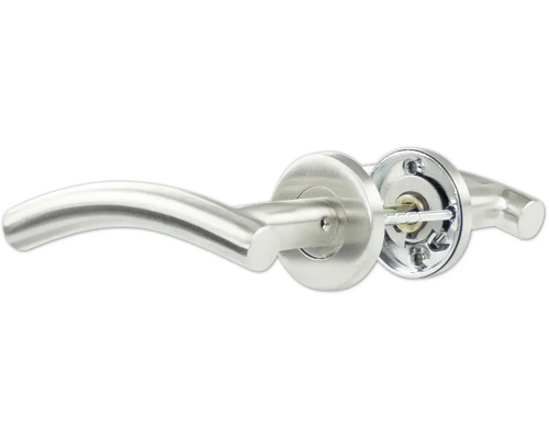 Mâner de ușă din oțel inoxidabil cu rozetă