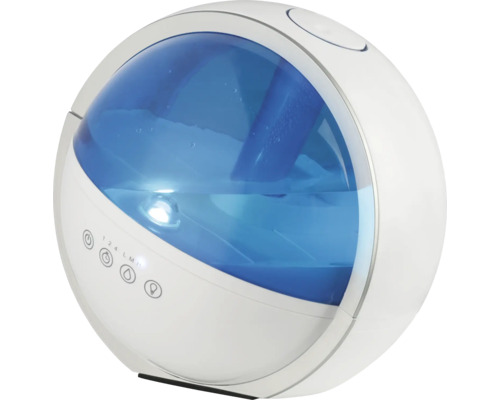 Umidificator de aer cu design rotund și rezervor de apă