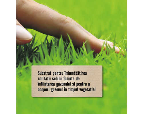 Substrat pentru îmbunătățirea calității solului înainte de înființarea gazonului și pentru a acoperi gazonul în timpul vegetației