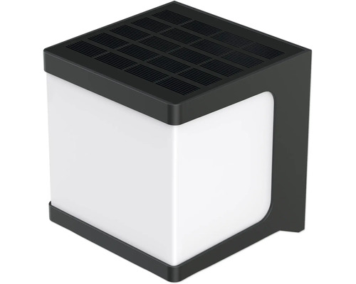 Lampă solară cu LED 1000 lumeni 4000K, negru Lampă solară cu LED 1000 lumeni 4000K, negru