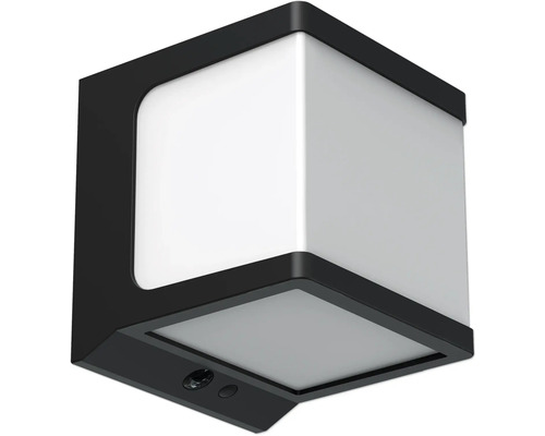 Lumină de perete exterioară cubică cu senzor de mișcare