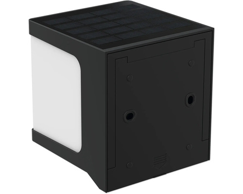 Cub luminos negru cu fante de ventilație