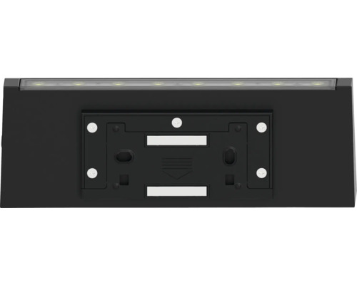 Vedere din spate a unei lămpi de montat sub dulap cu iluminare LED