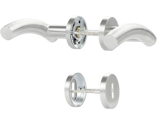 Set mânere de ușă din metal
