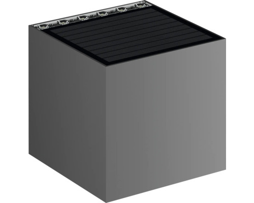 Lampă solară cu LED cub 700 lumeni 4000K, gri Lampă solară cu LED cub 700 lumeni 4000K, gri