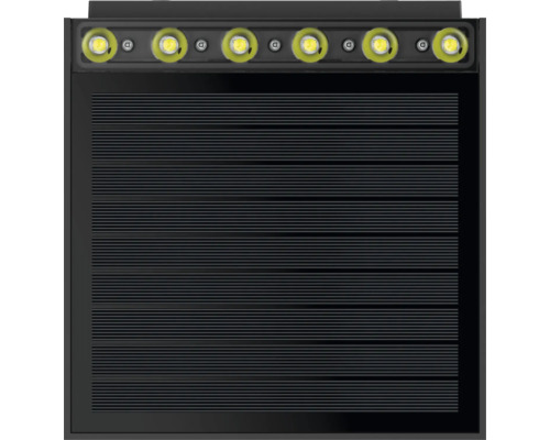 Lumină exterioară neagră cu lumini LED