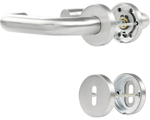 Set mânere ușă din oțel inoxidabil cu rozete