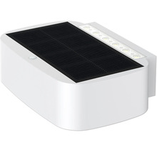 Lumină de perete solară albă cu LED