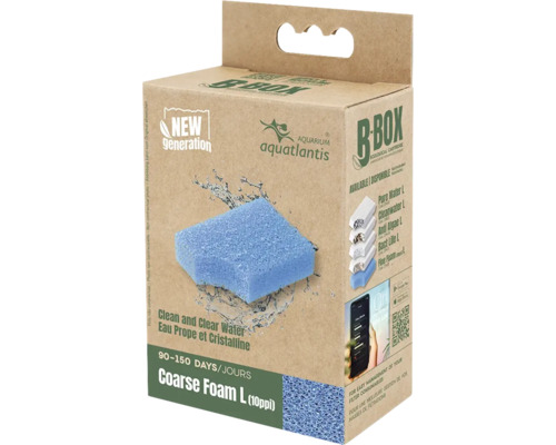 Aquatlantis B-Box burete filtrant grosier L, 10 bucăți, în cutie de carton