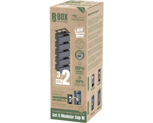 Aquatlantis B-Box Set de 5 pahare modulare M