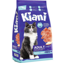 Kian Hrană uscată pentru pisici adulte cu pește și orez, ambalată la 1 kg