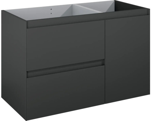 Dulap bază lavoar Jungborn DECEM, 2 sertare 1 coș rufe dreapta, MDF, 100 cm, antracit mat Dulap bază lavoar Jungborn DECEM, 2 sertare 1 coș rufe dreapta, MDF, 100 cm, antracit mat