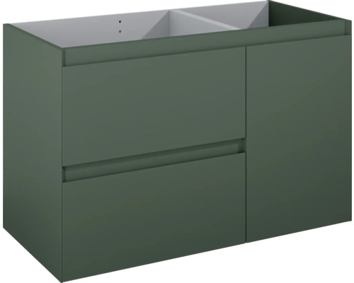 Dulap bază lavoar Jungborn DECEM, 2 sertare 1 coș rufe dreapta, MDF, 100 cm, verde mat Dulap bază lavoar Jungborn DECEM, 2 sertare 1 coș rufe dreapta, MDF, 100 cm, verde mat