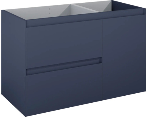Dulap bază lavoar Jungborn DECEM, 2 sertare 1 coș rufe dreapta, MDF, 100 cm, albastru navy mat Dulap bază lavoar Jungborn DECEM, 2 sertare 1 coș rufe dreapta, MDF, 100 cm, albastru navy mat