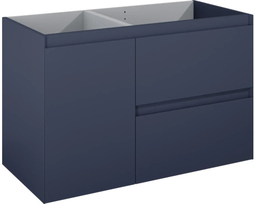 Dulap bază lavoar Jungborn DECEM, 2 sertare 1 coș rufe stânga, MDF, 100 cm, albastru navy mat Dulap bază lavoar Jungborn DECEM, 2 sertare 1 coș rufe stânga, MDF, 100 cm, albastru navy mat