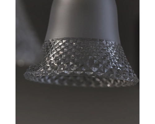 Abajur din sticlă cu model