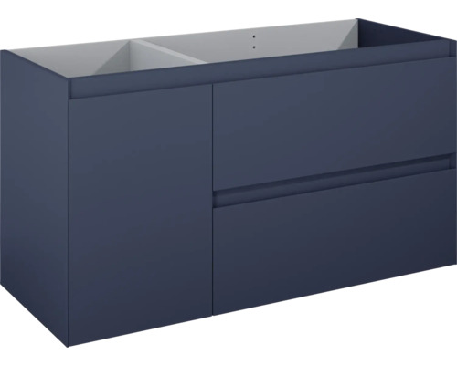 Dulap bază lavoar Jungborn DECEM, 2 sertare 1 coș rufe stânga, MDF, 120 cm, albastru navy mat Dulap bază lavoar Jungborn DECEM, 2 sertare 1 coș rufe stânga, MDF, 120 cm, albastru navy mat