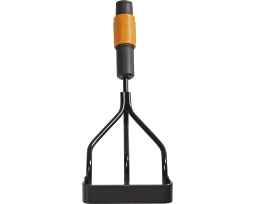 Dispozitiv de scos buruieni din metal cu element de operare pentru îndepărtarea buruienilor