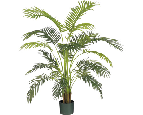 Copac artificial palmier Areca în ghiveci H 134 cm verde