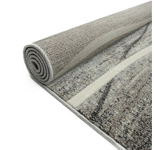 Covor gri cu model modern, rulat