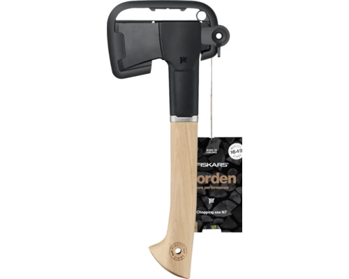 Topor de despicat Fiskars N7 cu mâner din lemn