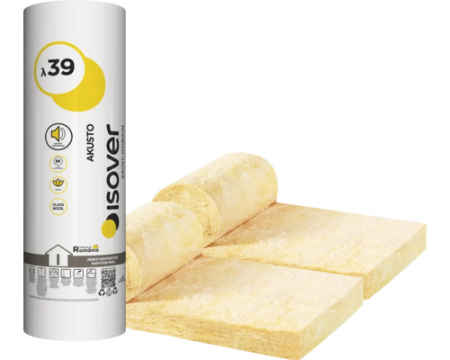 Vată de sticlă Akusto de la Isover pentru izolare fonică