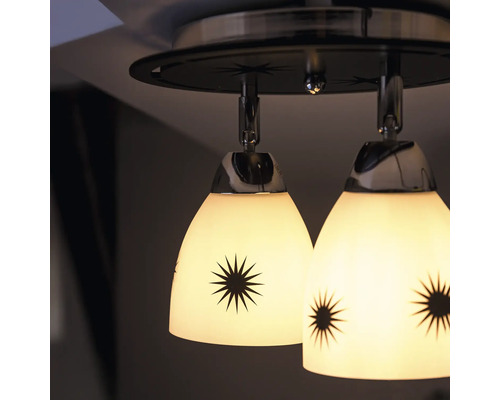 Lumină de plafon cu model cu stele