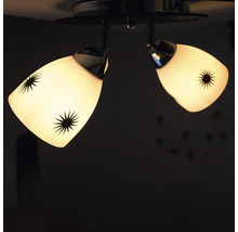 Plafonieră Allium E27 max. 2x15W, motiv stele