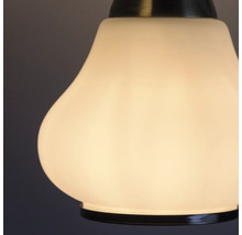 Lustră Curly E27 max. 2x15W, alb/bronz