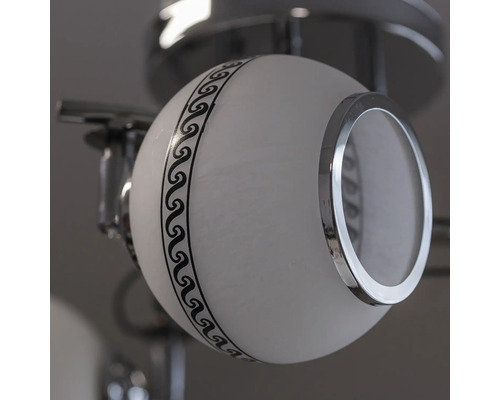 Lumină de plafon sferică cu model