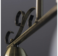 Lustră Iron E27 max. 2x15W, bronz/alb