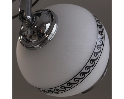 Lumină sferică cu ornament decorativ