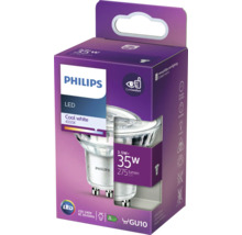 Bec LED spot Philips GU10 3,5W 275 lumeni 230V, lumină neutră