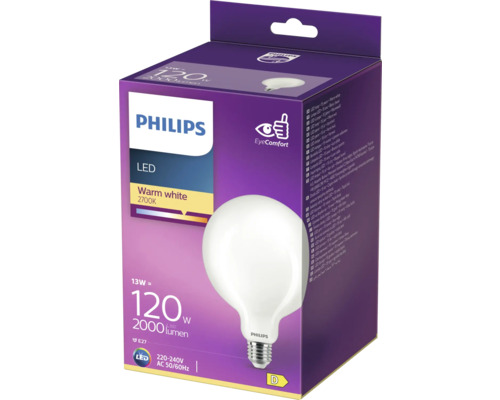 Bec LED Philips, alb cald, 2000 lumeni, dulie E27