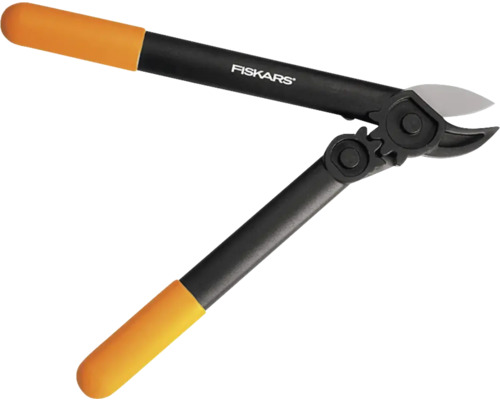 Foarfecă de gard viu Fiskars cu mânere portocalii