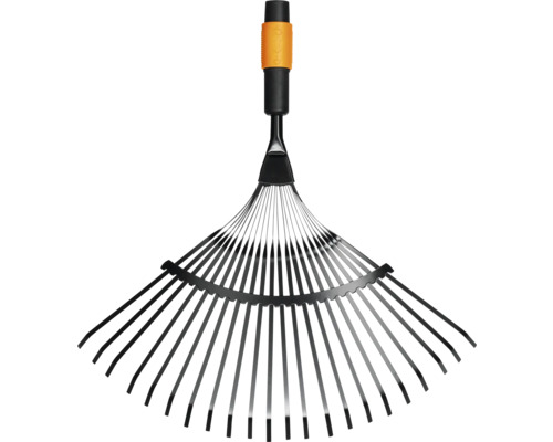 Greblă de grădină din metal cu mâner