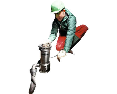 Muncitor cu pompă Metabo pentru lucrări de construcție