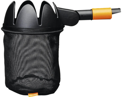 Colector de buruieni Fiskars cu sac din plasă