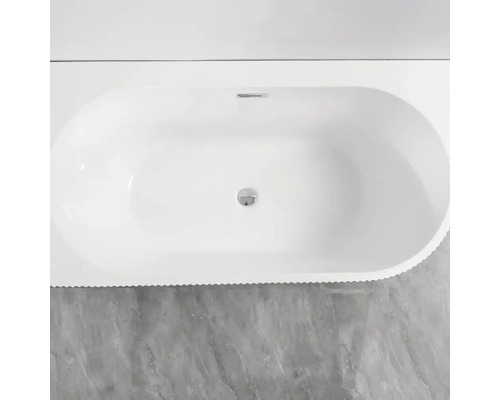 Cadă freestanding de colț riflaj 6619, stânga, acril, | HORNBACH