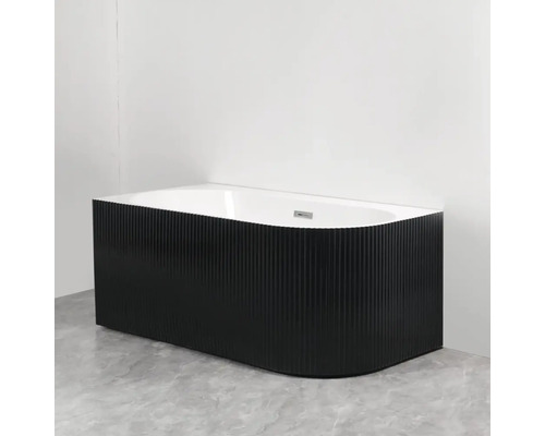 Cadă freestanding de colț riflaj 6619, stânga, acril, | HORNBACH