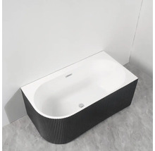 Cadă independentă cu placaj exterior canelat în baie