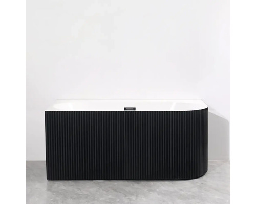 Cadă freestanding de colț riflaj 6619, stânga, acril, | HORNBACH