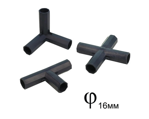 Conectori din plastic, diametru 16 mm