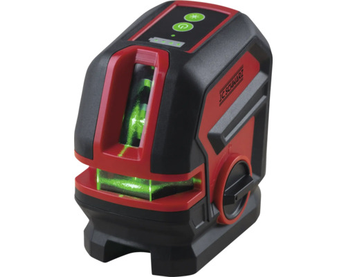 Nivelă laser JC Schwarz Profesional, linii în cruce 25m | HORNBACH