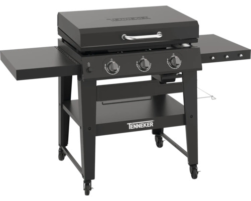 Grătar pe gaz Tenneker cu două mese de depozitare și dulap inferior