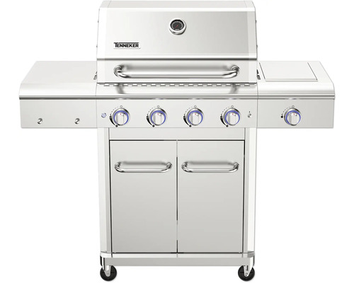 Cărucior grătar Tenneker cu dulap inferior și cinci arzătoare