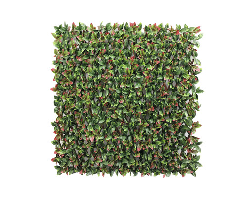 Imitație gard viu/ paravan cu frunze Photinia 100x200 cm verde Gard viu artificial cu frunze pentru gradina